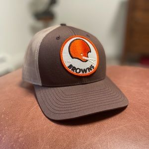 Cleveland Browns custom made vintage patch hat